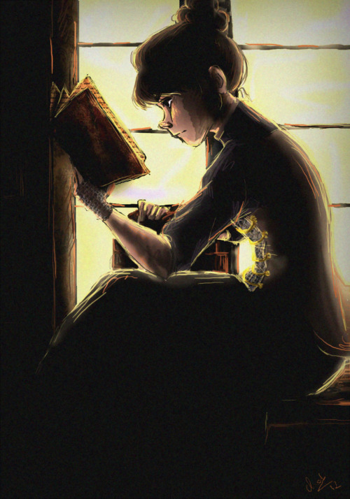 girl reading