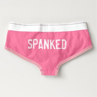 sexy SPANKED customizable kinky panties