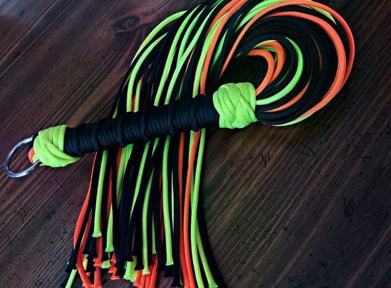 halloween paracord flogger